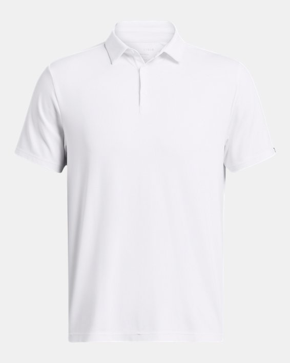 男士UA Playoff 3.0 Fitted Polo衫 in White image number 2